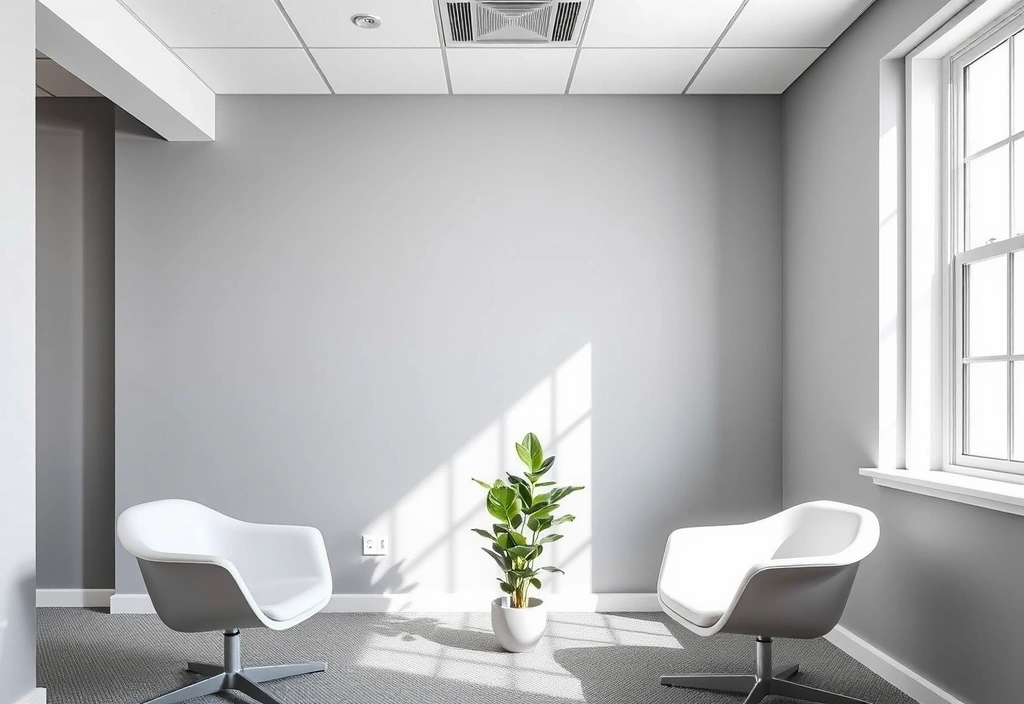 A rendelő belső tere